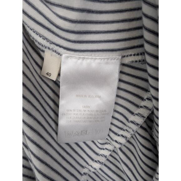 PLUTO Loungewear Stripe Tier Modal Dress Gown 40 M - Picture 6 of 6